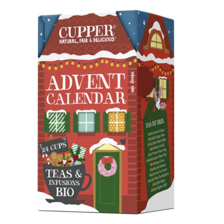 Ceai bio Calendar Advent, 24 plicuri, Cupper