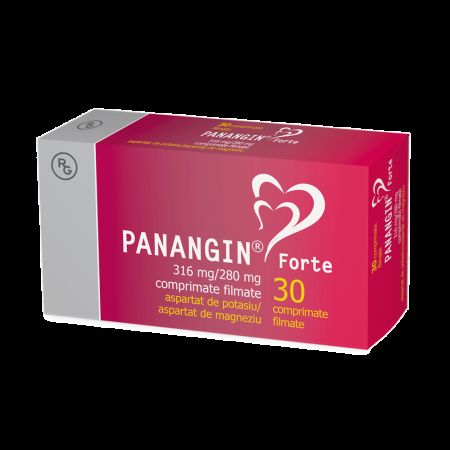 Panangin Forte, 316 mg/280 mg, 30 comprimate filmate, Gedeon Richter