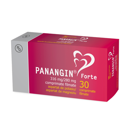Panangin Forte, 316 mg/280 mg, 30 comprimate filmate, Gedeon Richter