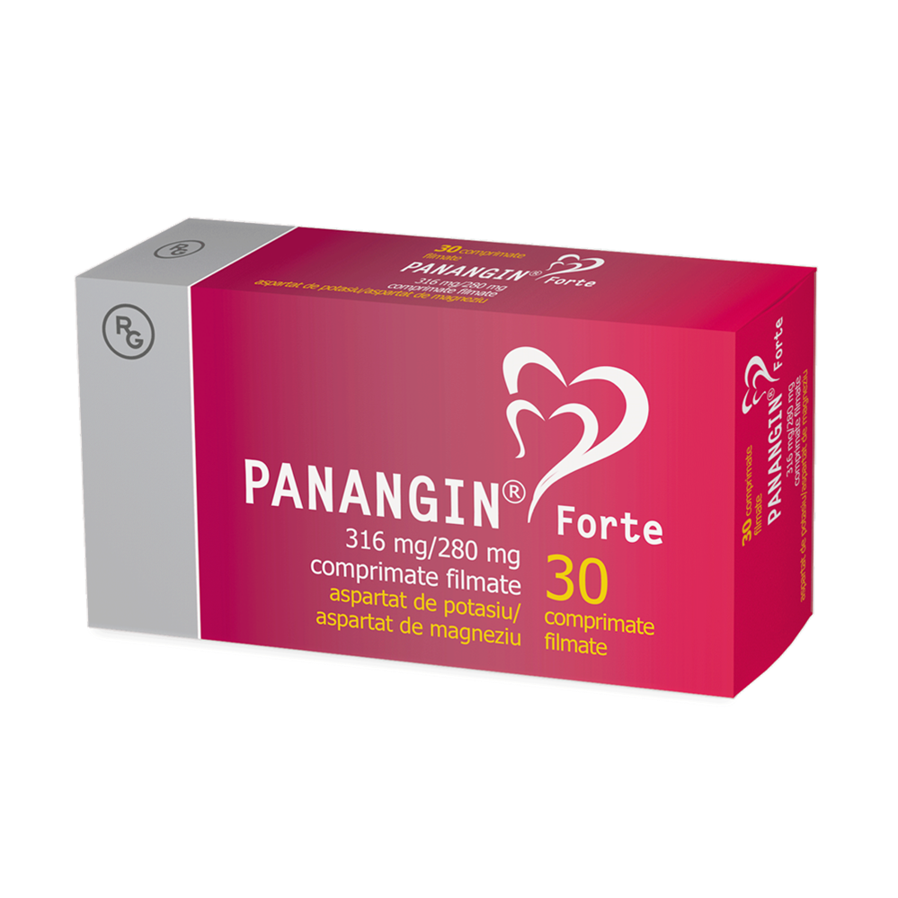 Panangin Forte, 316 mg/280 mg, 30 comprimate filmate, Gedeon Richter