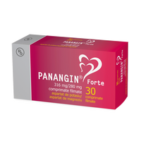 Panangin Forte, 316 mg/280 mg, 30 comprimate filmate, Gedeon Richter