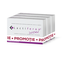 Pachet Lactiferon Derma, 3 x 30 comprimate, Meditrina Pharmaceuticals