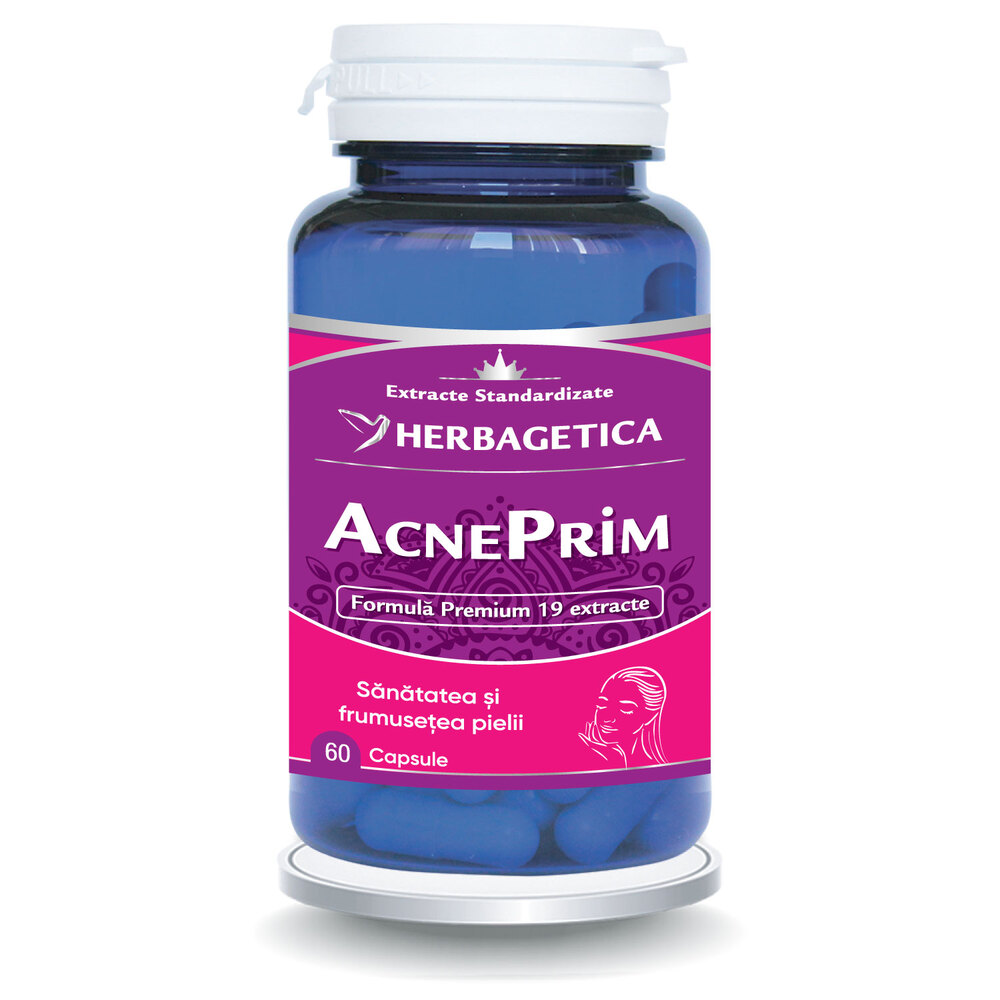 AcnePrim, 60 capsule, Herbagetica