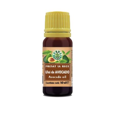 Ulei de avocado presat la rece, 10 ml, Herbavit