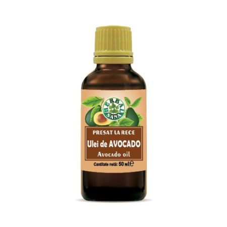 Ulei de avocado presat la rece, 50 ml, Herbavit