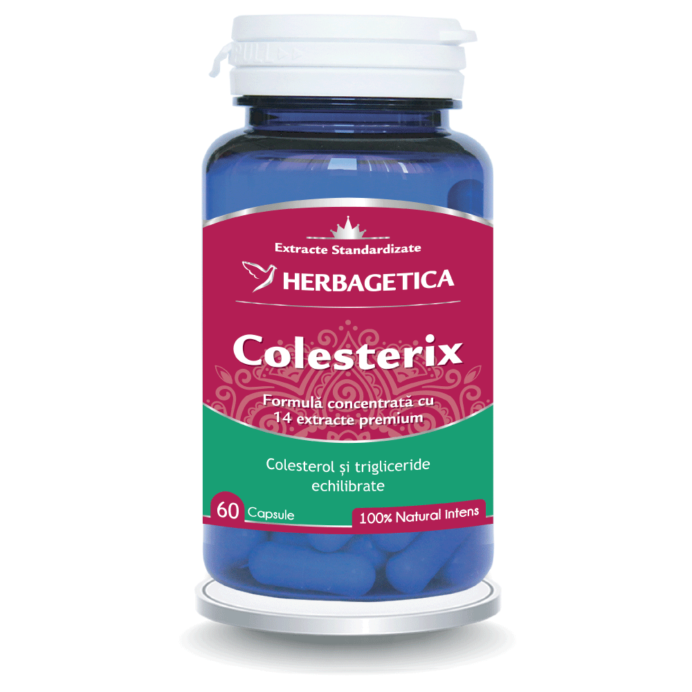 Colesterix, 60 capsule, Herbagetica