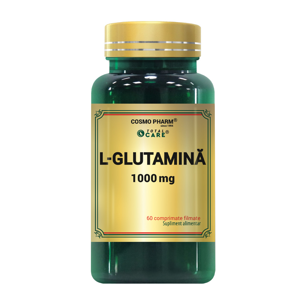 L-Glutamina, 1000 mg, 60 comprimate, Cosmopharm