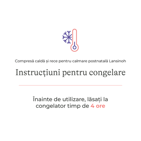 Compresa cald-rece pentru calmarea durerilor dupa nastere, 1 bucata, Lansinoh 743618