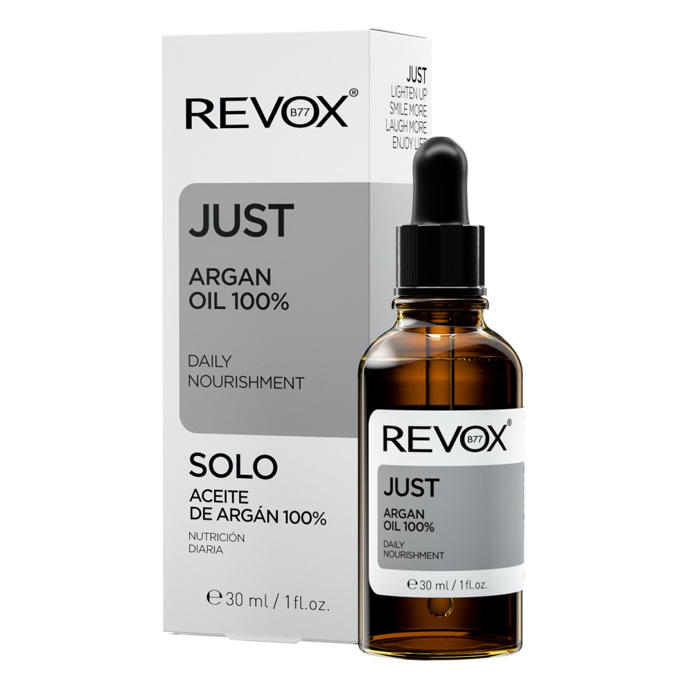 Ulei de argan Just Argan Oil 100%, 30 ml, Revox