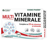 Multivitamine si Multiminerale, 30 tablete, Cosmopharm