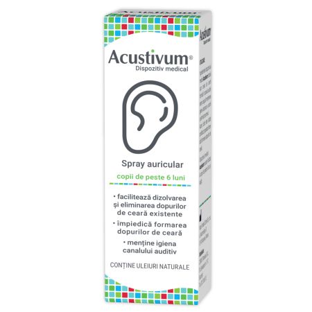 Spray auricular Acustivum, 20 ml, Zdrovit