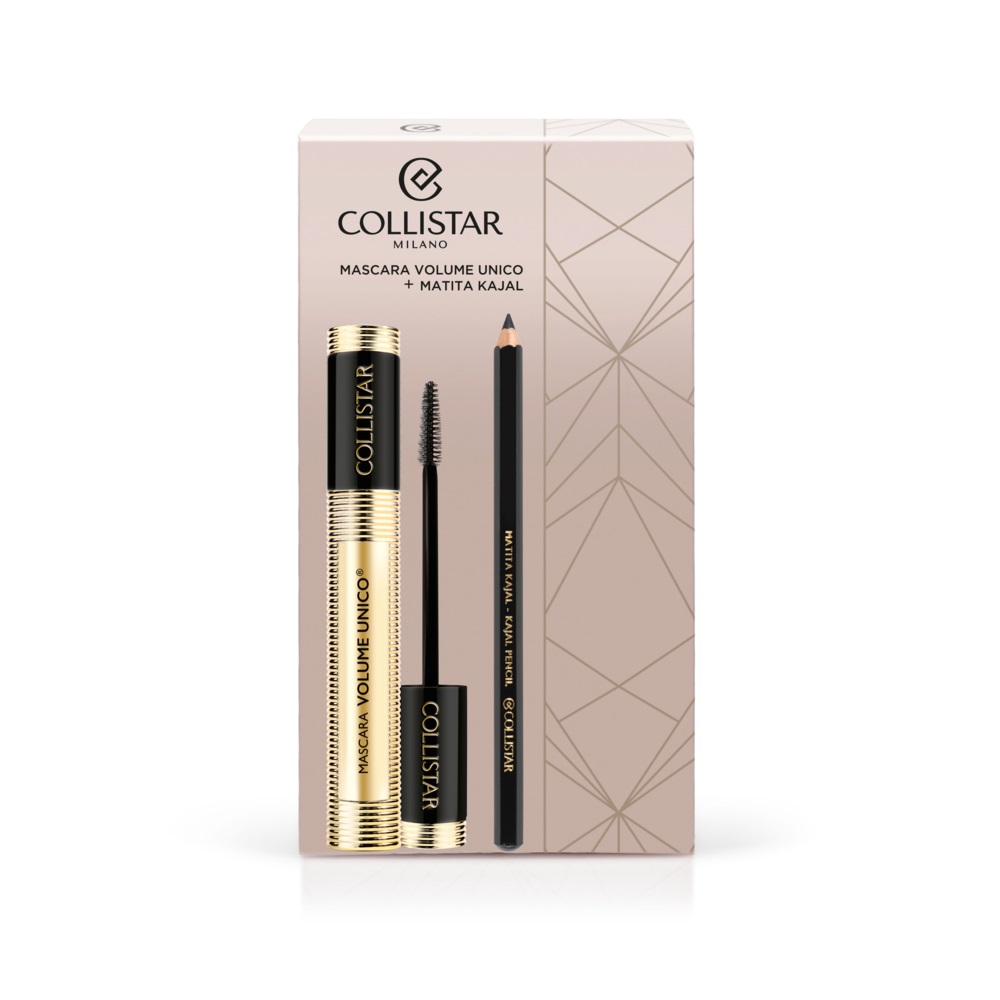 Set Mascara Volume Unico negru, 13 ml + Creion Kajal negru 1.5 gr, Collistar