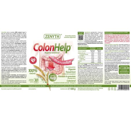 Colon Help, 480 g, Zenyth 700625