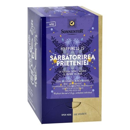 Ceai Bio Sarbatorirea Prieteniei, 18 plicuri, Sonnentor