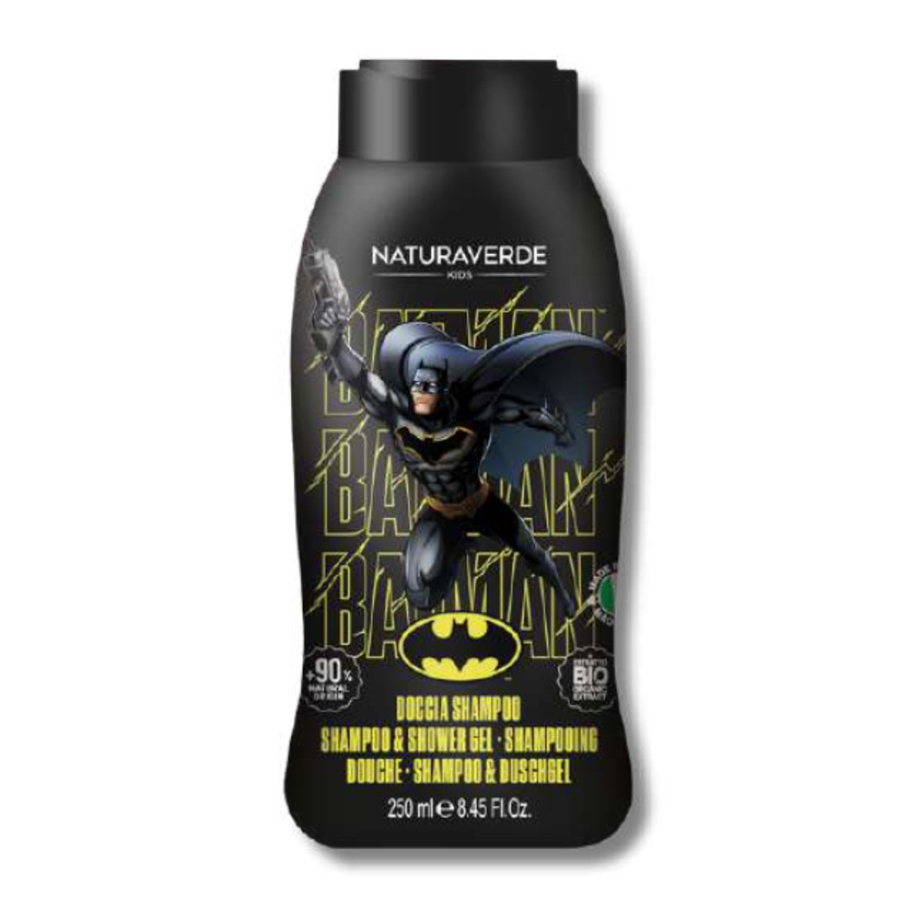 Sampon si gel de dus Batman, 250 ml, Naturaverde