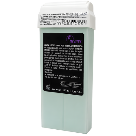 Ceara liposolubila cu aloe vera pentru epilare, 100 ml, Farmec