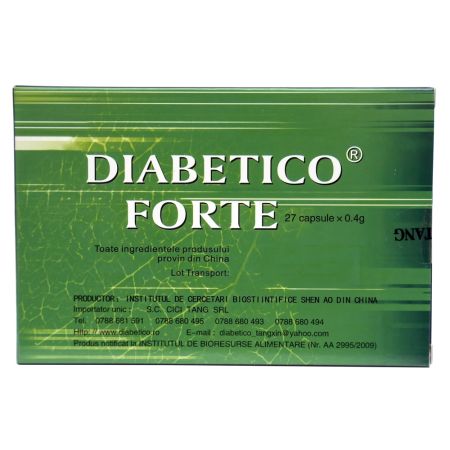 Diabetico Forte, 27 capsule, China