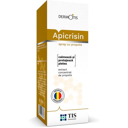 Spray cu propolis Apicrisin-D, 50 ml, Tis Farmaceutic