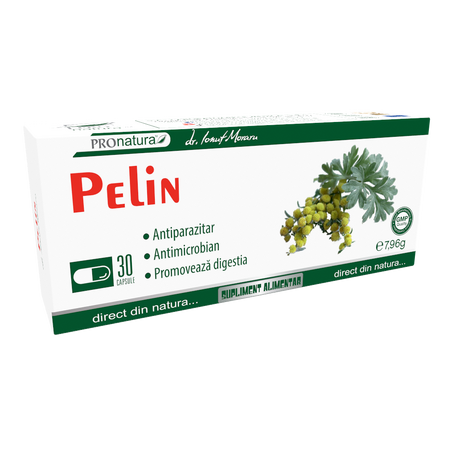 Pelin, 30 capsule, Pro Natura