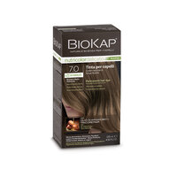 Vopsea pentru par Nuanta 7.0 Natural Medium Blond Nutricolor Delicato Rapid, 135, Biokap