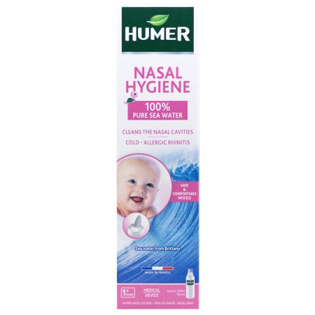 Spray nazal cu apa de mare pentru copii, 150 ml, Humer