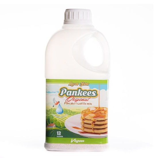 Mix pentru clatite si gofre Vegan Pankees, 270 g, Lucas Bites