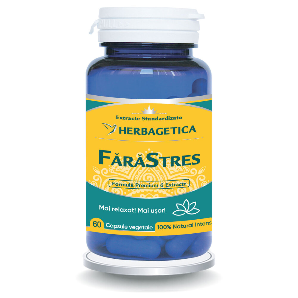 Fara Stres, 60 capsule, Herbagetica