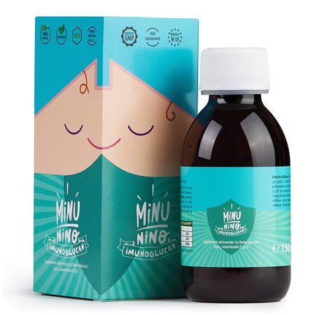 Sirop Imunoglucan Minunino, 150 ml, Medimow 611544