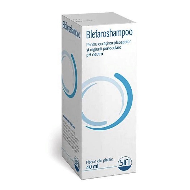 Solutie pentru curatarea pleoapelor Blefaroshampoo, 40ml, Sifi