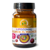 Lipozomal Vitamina D3 + K2 + Magneziu, 30 capsule vegetale, Hypernatura