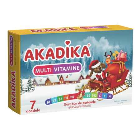 Acadele Multivitamine Akadika, 7 acadele, Fiterman Pharma