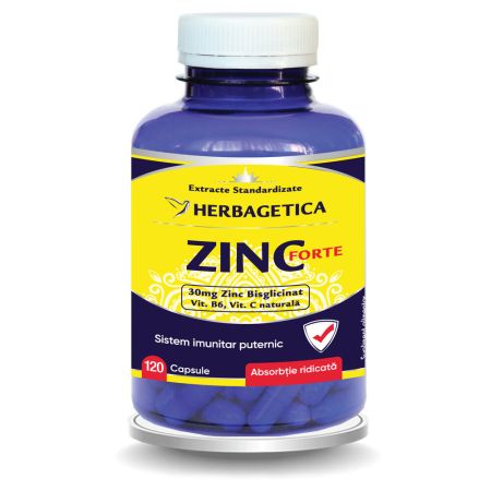Zinc Forte, 120 capsule, Herbagetica
