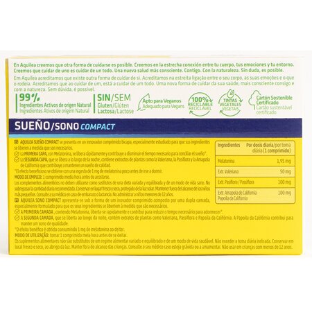 Aquilea Sueno Compact, 30 comprimate, Uriach 721307