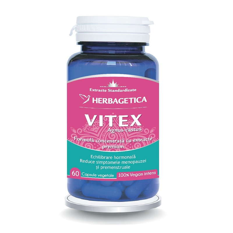 Vitex Agnus-castus, 60 capsule, Herbagetica