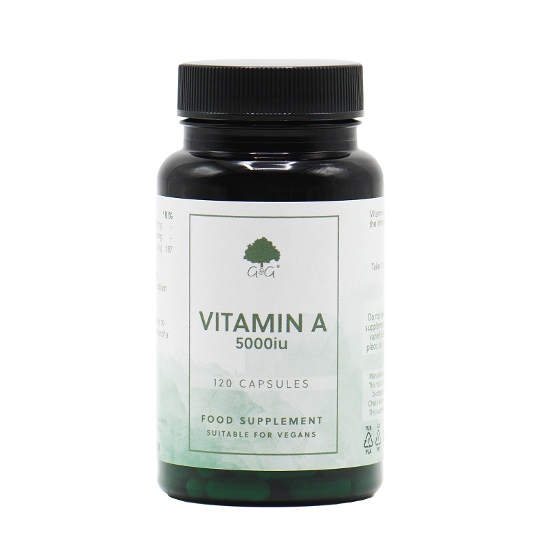 Vitamina A 5000UI, 120 capsule, G&G