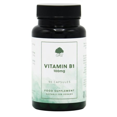 Vitamina B1 Tiamina, 100 mg, 90 capsule, G&G