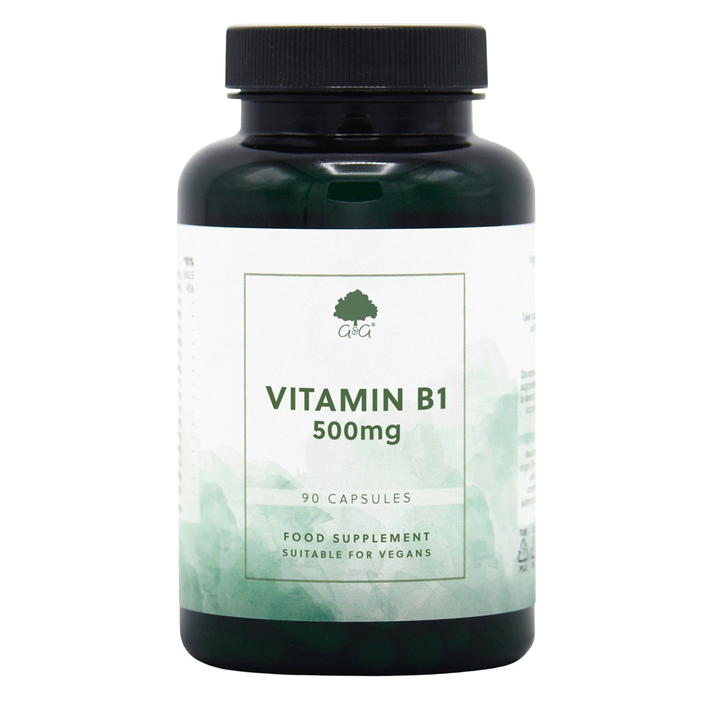 Vitamina B1 Tiamina, 500 mg, 90 capsule, G&G