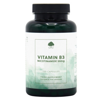 Vitamina B3 Nicotinamida, 500 mg, 120 capsule, G&G