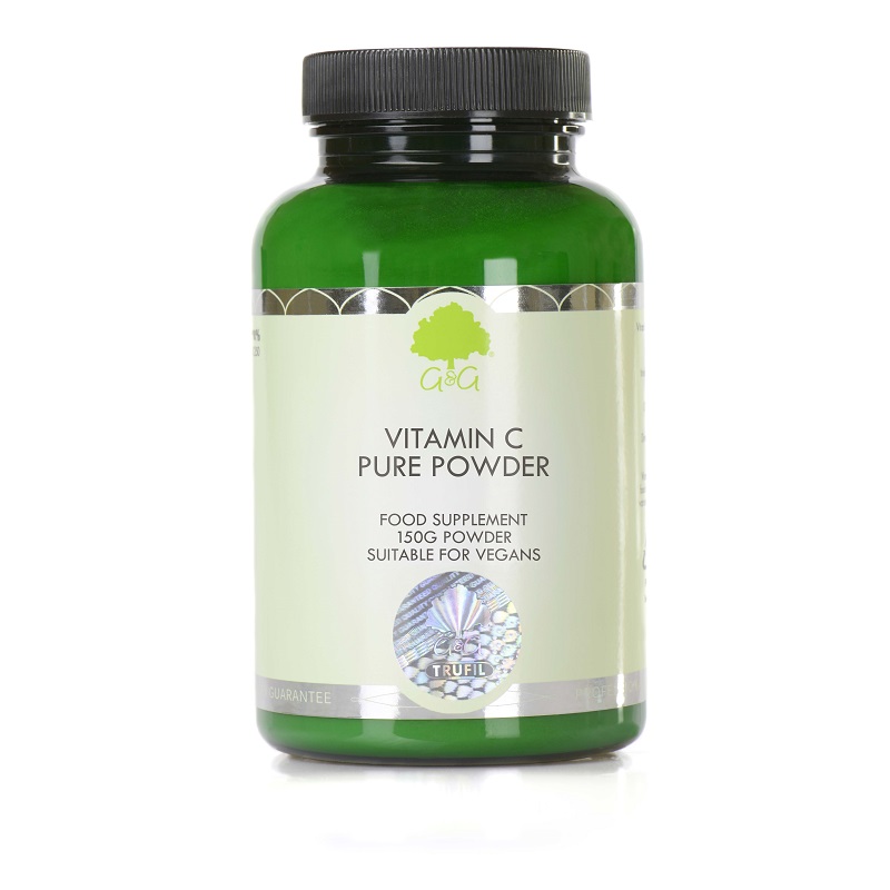 Vitamina C pulbere pura, 150 g, G&G