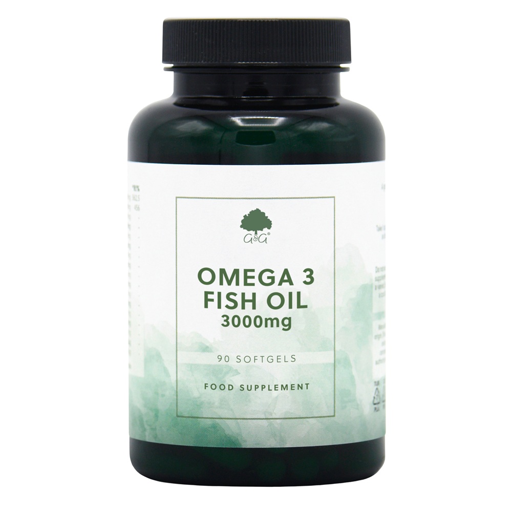 Omega 3 Ulei De Peste, 3000 mg, 90 capsule moi, G&G