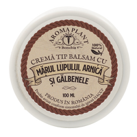 Crema tip balsam cu marul lupului, arnica si galbenele, 100 ml, Aromaplant