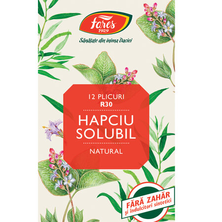 Hapciu Raceala si Gripa solubil, R30, 12 plicuri, Fares 620915