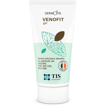 Venofit gel cu castane Dermotis, 50 ml, Tis Farmaceutic