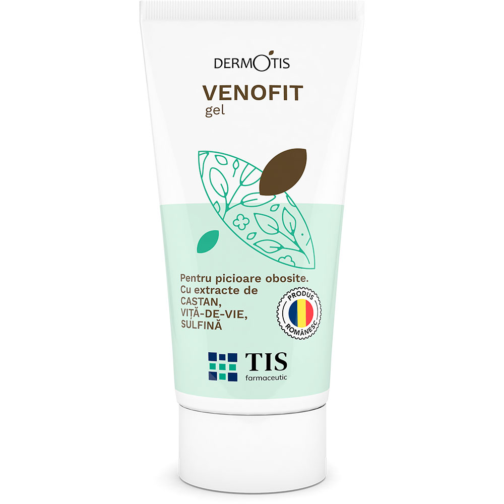 Venofit gel cu castane Dermotis, 50 ml, Tis Farmaceutic