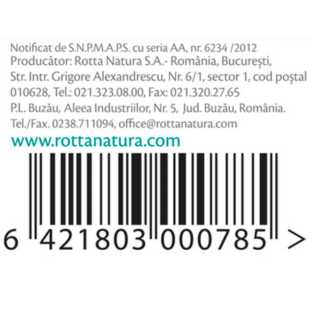 Magneziu + B Complex, 30 capsule, Rotta Natura 598021
