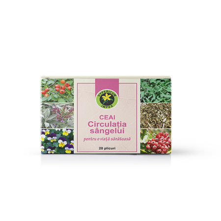 Ceai Circulatia sangelui, 20 plicuri, Hypericum