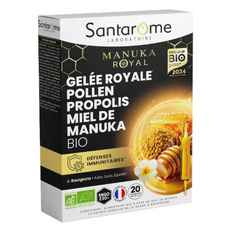 Manuka Royal Bio, 20 fiole x 10 ml, Santarome