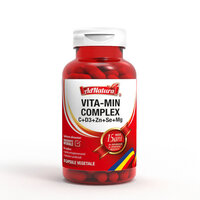 Vita-Min Complex C+D3+Zn+Se+Mg, 30 capsule, AdNatura