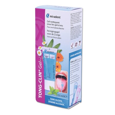 Gel pentru curatare limba Tong Clin Gel, 50 ml, Miradent 749329