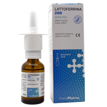Spray nazal Lattoferrina 200 Immuno, 20ml, PromoPharma